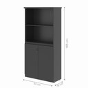 Ver imagem 5 de Escrivaninha 120 e Armario Grécia Preto Onix