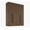 Ver imagem 1 de Guarda Roupa da Vinci 4 Portas Castanho - D Doro