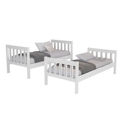 Beliche com Colchão e Cama Auxiliar Reforçada Solteiro Infantil 100% Mdf Lançamento Jasper Moveis - 6