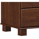 Ver imagem 6 de Guarda Roupa Casal Com Espelho Madeira Maciça 2233 Ouro Café FNT