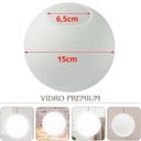 Ver imagem 3 de Luminária 15cm Globo Vidro Jabuticaba Arandela Parede Teto Gimpo Kjgd-082-preto