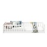 Cama Montessoriana Infantil Branco Grades de Proteção Lateral Gustavo Idimex - 2