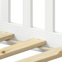 Ver imagem 3 de Cama Montessoriana Infantil Branco Grades de Proteção Lateral Gustavo Idimex