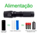 Ver imagem 2 de Lanterna  LED Original L2 C/ 2.600.000Lumens Na Caixa Recarregável Com Zoom
