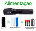 Ver imagem 2 de Lanterna LED Original L2 C/ 2.600.000Lumens Na Caixa Recarregável Com Zoom