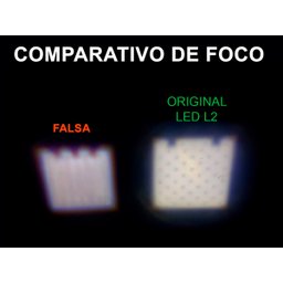 Lanterna  LED Original L2 C/ 2.600.000Lumens Na Caixa Recarregável Com Zoom - 6