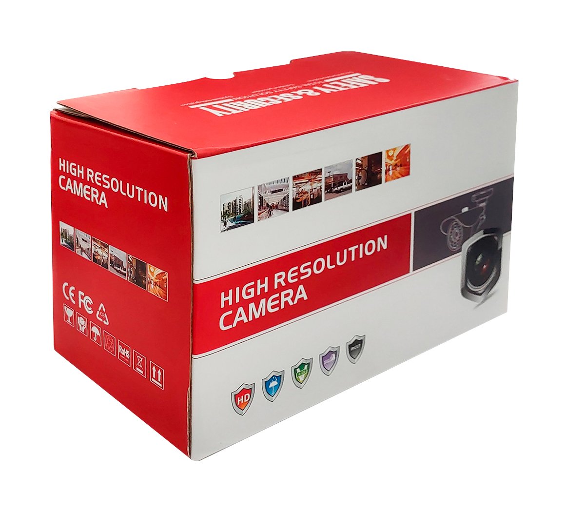 Câmera de Segurança Profissional Ip HD Externa Ip66 Noite Dia - 5