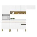 Ver imagem 2 de Cozinha Modulada Ambiente Line Composição 4 Supremo Freijó - Kits Paraná