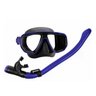 Kit Mergulho Seasub Snorkel Mascara e Respirador C/ Valvula Dua Pro Preto/azul Kit Dua Pro - 1