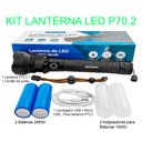 Ver mais imagens de Lanterna LED  Recarregável Profissional C/Zoom A Mais Potente Do Mercado