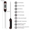 Ver imagem 3 de Termômetro Culinário Digital Espeto Alimentos Carne Assados Bolo Massas Peru Chester Frango