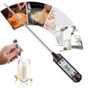 Ver imagem 2 de Termômetro Culinário Digital Espeto Alimentos Carne Assados Bolo Massas Peru Chester Frango