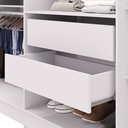 Ver imagem 6 de Guarda Roupa Casal 6 Portas Elegance Branco sem Espelho Móveis Vila Rica