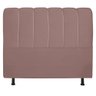 Cabeceira Cama Box Casal Berlim 140 Cm Suede Rose - MV Estofados Shop - 2