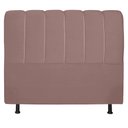 Ver imagem 3 de Cabeceira Cama Box Casal Berlim 140 Cm Suede Rose - MV Estofados Shop