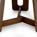 Ver imagem 7 de Mesa de Jantar 6 Lugares Redonda Madeira Maciça Cecília Marrom/Amêndoa