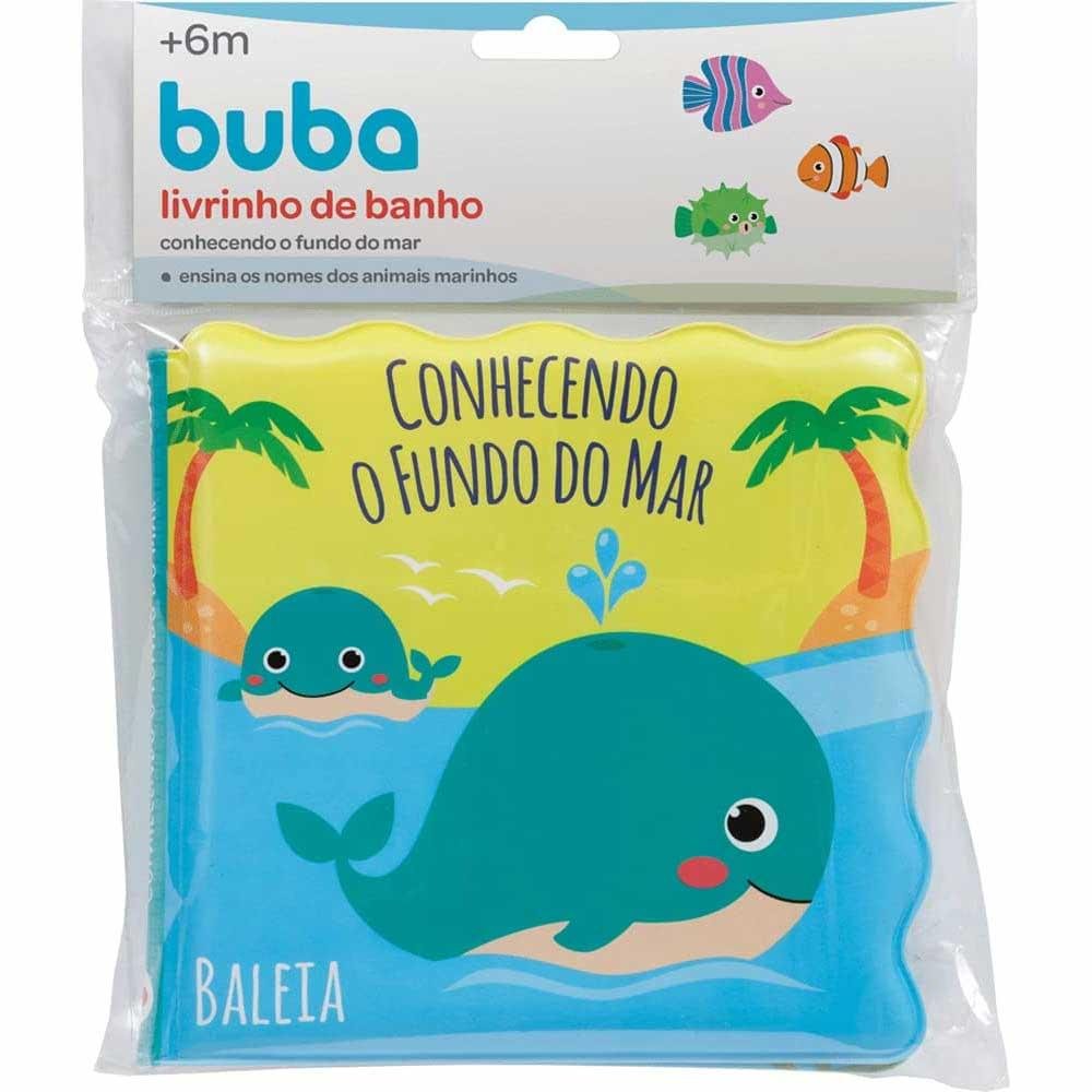 Livrinho de Banho para Bebê - Conhecendo o Fundo do Mar - Buba - 4