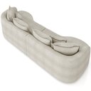 Ver imagem 5 de Sofá 3 Lugares Orgânico Living 230cm Ekos K01 Bouclê Bege - Lyam Decor