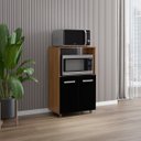Ver imagem 4 de Balcão Multiuso para Cozinha Micro-ondas 2 Portas Taiane Savana / Preto
