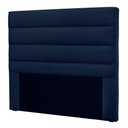 Ver imagem 4 de Cabeceira Queen 1,60m Las Palmas Suede - Pallazio Cor Azul Marinho