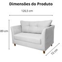 Ver mais imagens de Namoradeira Poltrona Recepção Sala Escritório Isis Suede Cor:marrom