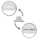 Ver imagem 5 de Balcão Cooktop 2 Portas 5 Bocas MDP UV Pés Reguláveis Jasmim Branco