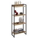 Ver imagem 1 de Estante Livreiro Multiuso Dynamica Industrial 60cm 4 Prateleiras C08 Carvalho - Mpozenato