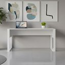 Ver imagem 6 de Escrivaninha Mesa para Escritório 136cm Me4200 Branco Tecnomobili