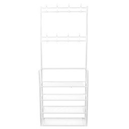 Rack Sapateira Arara Organizadora 4 Andares Multiuso Sapato Tenis Roupa Closet Quarto Armario Decora - 8