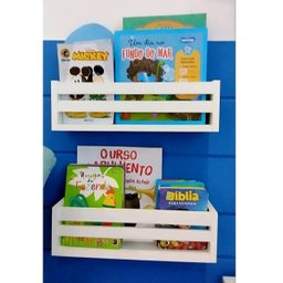 Revisteiro Infantil Parede Nicho Mdf Porta Brinquedo Estante - 2