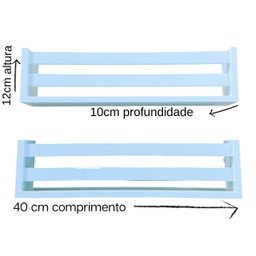 Revisteiro Infantil Parede Nicho Mdf Porta Brinquedo Estante - 5