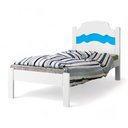 Ver imagem 4 de Cama Íris Solteiro Branco com Aplique Cambel