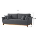 Ver imagem 2 de Sofá Fixo 210cm com Braço 10cm Brasil Meu Sofá Online