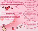 Ver imagem 6 de Cama Elástica Pula Pula 2,44 M Infantil Rosa Pink 100% Nacional Suporta até 235 Kg
