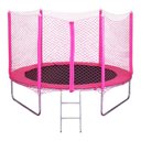 Ver imagem 1 de Cama Elástica Pula Pula 2,44 M Infantil Rosa Pink 100% Nacional Suporta até 235 Kg