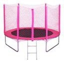 Ver imagem 1 de Cama Elástica Pula Pula 2,44 M Infantil Rosa Pink 100% Nacional Suporta até 235 Kg
