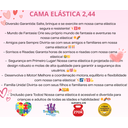 Ver imagem 7 de Cama Elástica Pula Pula 2,44 M Infantil Rosa Pink 100% Nacional Suporta até 235 Kg