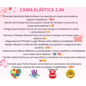 Cama Elástica Pula Pula 2,44 M Infantil Rosa Pink 100% Nacional Suporta até 235 Kg - 7