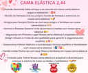 Ver imagem 7 de Cama Elástica Pula Pula 2,44 M Infantil Rosa Pink 100% Nacional Suporta até 235 Kg
