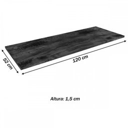Tampo para Balcão 120 Cm Itauba Tp120 - Irm Móveis - 2