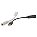 Ver imagem 2 de Cabo Adaptador Usb-c para Fone de Ouvido P2 - Branco