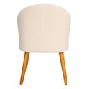 Ver imagem 4 de Banqueta Poltrona Lua Bege para Recepção Atendimento Penteadeira