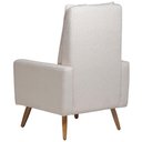 Ver imagem 6 de Poltrona de Amamentação Fixa Pés Manu Noah D02 Bouclê Off White B-114 - Lyam Decor