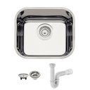 Ver imagem 2 de Cuba Tramontina Lavínia 40x34 94020202 Inox Alto Brilho + Sifão