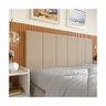 Cabeceira Cama de Solteiro Lisa 0.90 - Gt Magazine:bege - 4