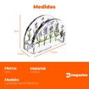 Ver imagem 5 de Porta Guardanapos de Mesa em Cristal Lavanda Hand Painting - Lyor
