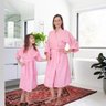 Kit Roupão de banho mãe e filha Rosa - Tam. Único e Tam. 10 - 4