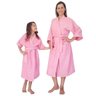 Kit Roupão de banho mãe e filha Rosa - Tam. Único e Tam. 10 - 1