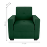 Poltrona Decorativa Múrcia Veludo Maserati Verde - 2