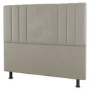 Ver imagem 3 de Kit Cabeceira e Baú Cama Box King Size Grace 195cm Bege